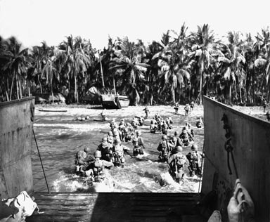 Beach Landing Pacific WWII